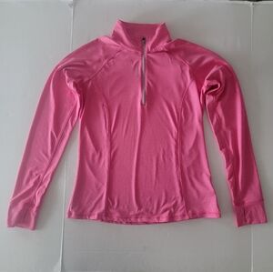 Reebok Pink Long Sleeve Women's Activewear. Size: M